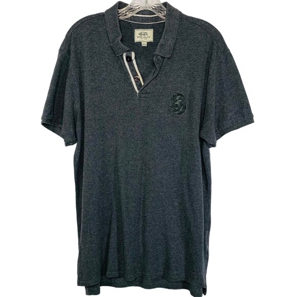 Ecko Unltd Mens Pique Rugby Polo Shirt Size L Short Sleeve Rhino - Picture 4 of 7